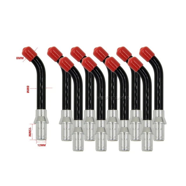 10Pcs Dental Optic Fiber LED Curing Lights Glass Light Guides Rod Tips 8*15*10mm