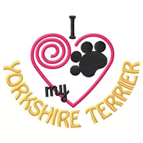 I "Heart" My Yorkshire Terrier Sweatshirt 1426-2 Sizes S - XXL