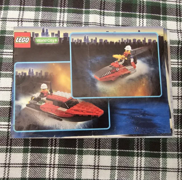 Lego 7043 World City Fire Extinguisher Boat Rescue Instruction Manual Only