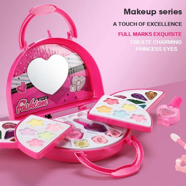 1set Girls Make Up Set Washable Makeup Kit For Young New Kids Children Gift D7T4