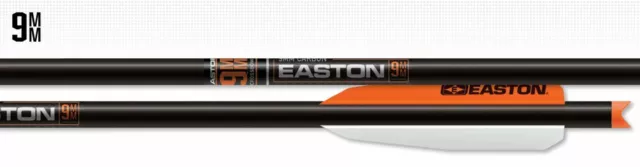 Easton - BOLT - 9MM - 3" BTV VANES - BRASS INSERTS - 22" - FLAT BACK NOCK - 6PK