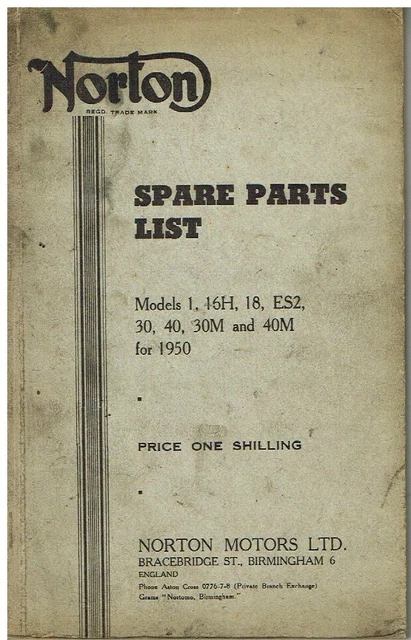 Parts Catalogues, Motorcycle Manuals & Literature, Vehicle Parts