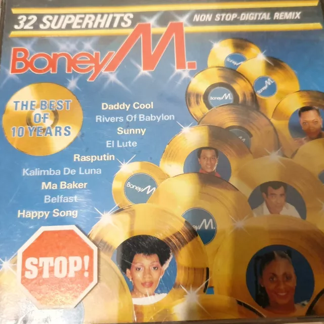 Boney m the best of 10 years non stop digital remix cd hansa