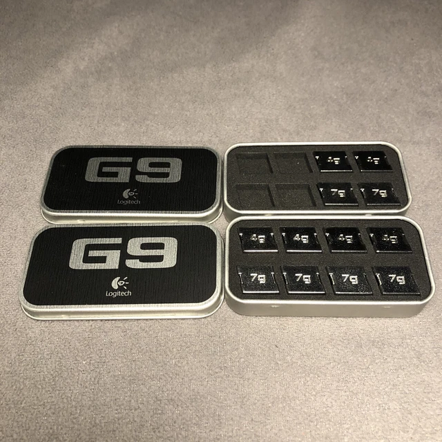 Logitech G9 Laser Mouse Weights 12 Total Gamer PC