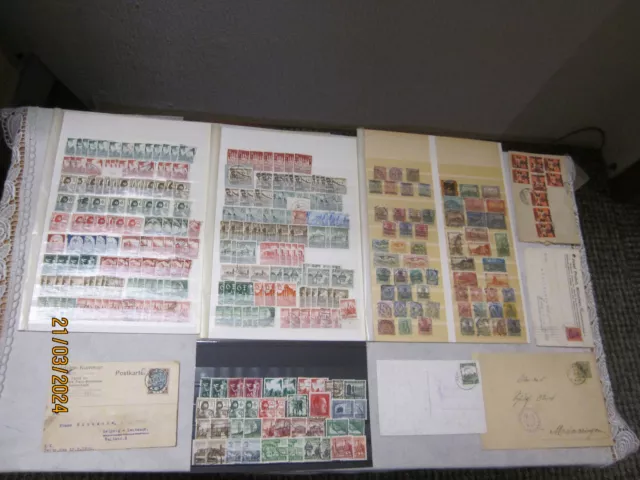 Briefmarken DR, ab 1900er Jahre, 42 o, Posten & Lots, gestempelt