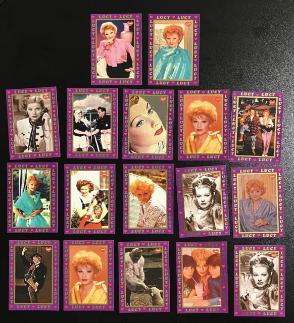 1995 Lucy Moments and Memories 17 Card lot