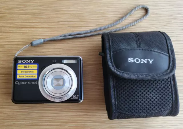Sony Cyber-shot DSC-S930 digital camera with case - PLEASE READ DESCRIPTION