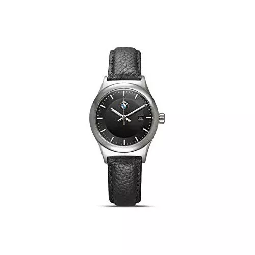 BMW Orologio da Polso Donna (Nero/Argento) Con Cinturino Acciaio Inox Resistant