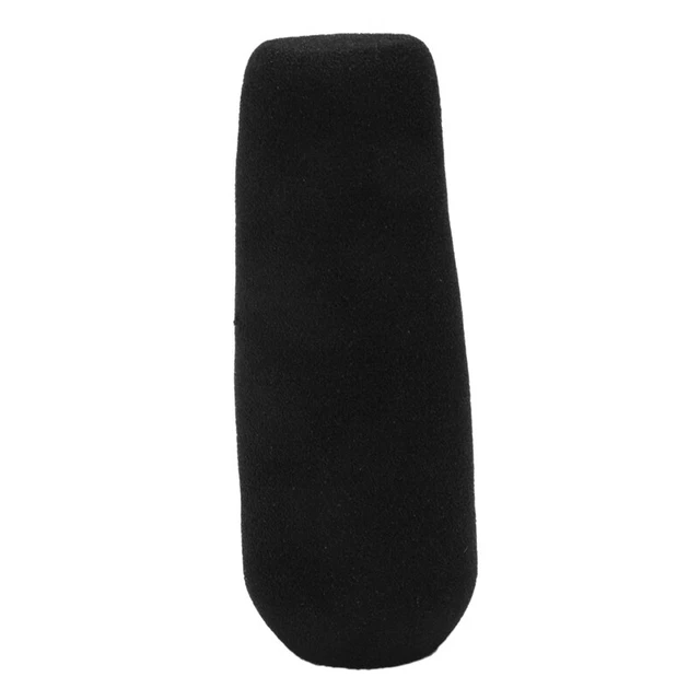 12cm Mic miniphone Foam Sponge Windscreen  Cover for miniphone Black D4G8G8