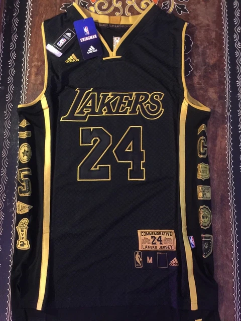 NIKE KOBE BRYANT LA LAKERS BLACK MAMBA Limited Edition #8 #24 JERSEY Size  XXL