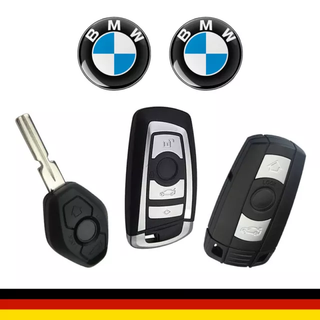 BMW Schlüssel Logo Emblem 11mm Epoxy Selbstklebend Key Sticker