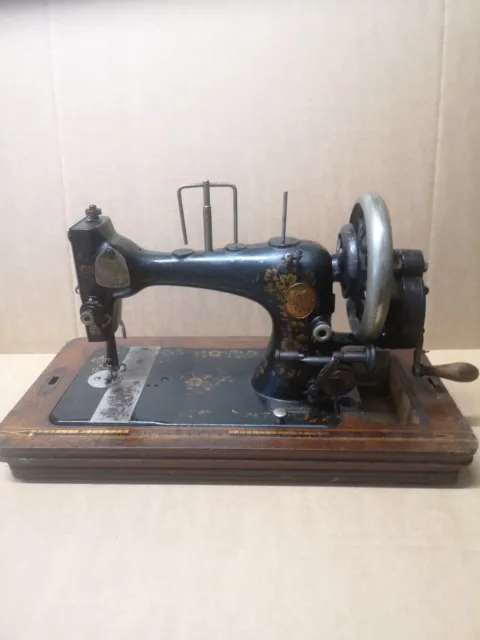 Antique german sewing machine Adolf Knoch Ossa Fabrik Marke