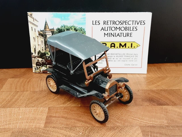 Miniature Rami 1/43 Ford Model T Torpedo 1908 - Boîte Tamponnée, France