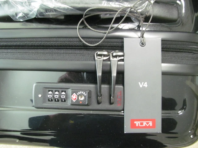 TUMI Luggage, Expandable Carry-On Spinner, V 4 Black, TSA Locking System, NWT 4