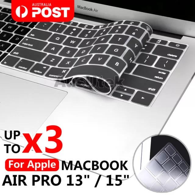 Keyboard Cover Case Skin Protector For Apple MacBook Pro Air 13" 15" Touchbar
