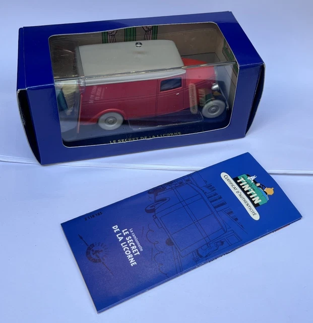 Voiture tintin jaguar mk1 coke en stock  - Collection