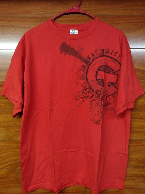 Men's Country Musician Conway Twitty Y2K Red T Shirt on Delta Pro Weight Sz.XL