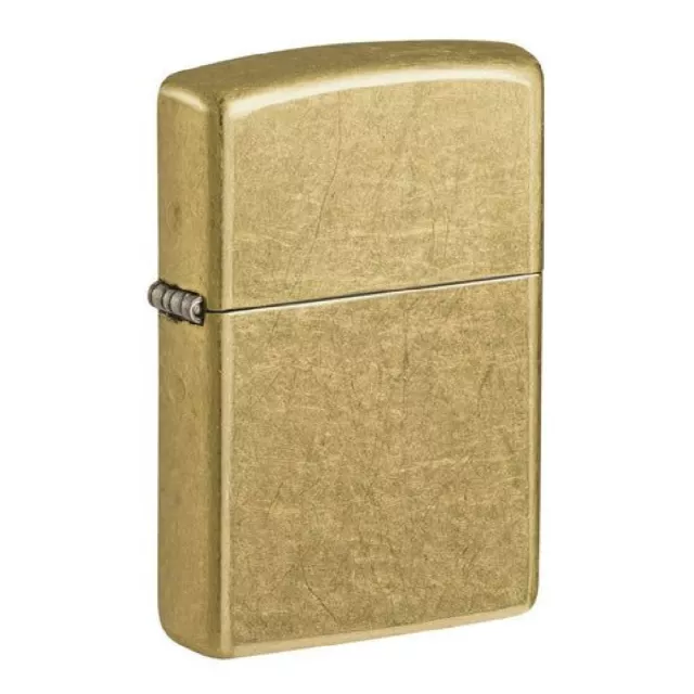 Genuine Zippo Regular Street Brass Refillable Windproof Lighter