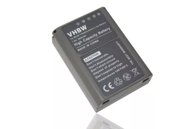 Batterie 850mAh pour Olympus PS-BLN1