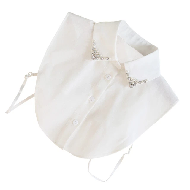 Mezza Camicia Staccabile Con Colletto Falso In Finta Bambola - Foto 2