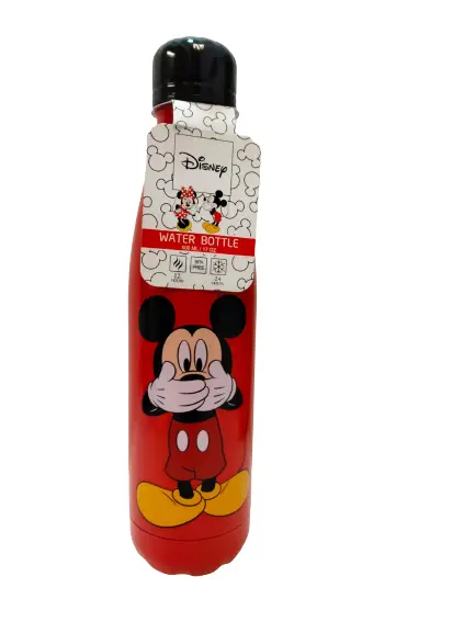 Disney Mickey Mouse Insulated Water Bottle Stainless Steel Gym Drinking Bottle