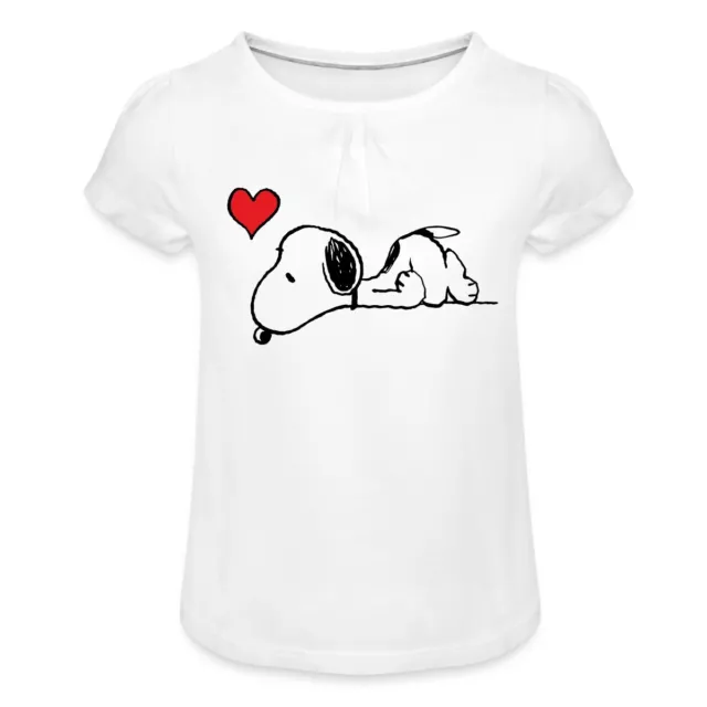 Peanuts Snoopy Liebe Herz Love Mädchen T-Shirt