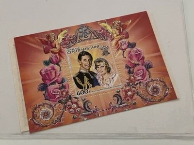 MINT/NM Princess Diana Royal Wedding Commemorative Stamp Sheet - With COA