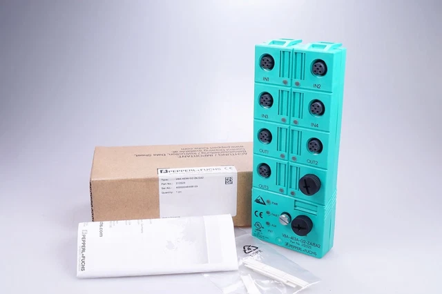 PEPPERL FUCHS VBA-4E3A-G2-ZA/EA2 212523 as Interface Module Boxed, Neu ...