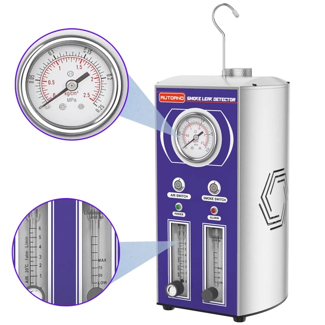 ANCEL S3000 PRO Automotive Smoke Machine With Built-in Air Pump And Pressure Gauge. Professional Vehicle Leak Diagnostic Detector Tools Kit For Leaks Test In Vacuum,Fuel,EVAP And Other Cars System - Foto 3