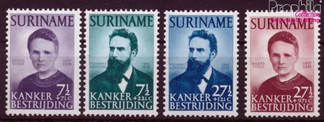 Briefmarken Suriname 1950 Mi 315-318  postfrisch Medizin (9861722