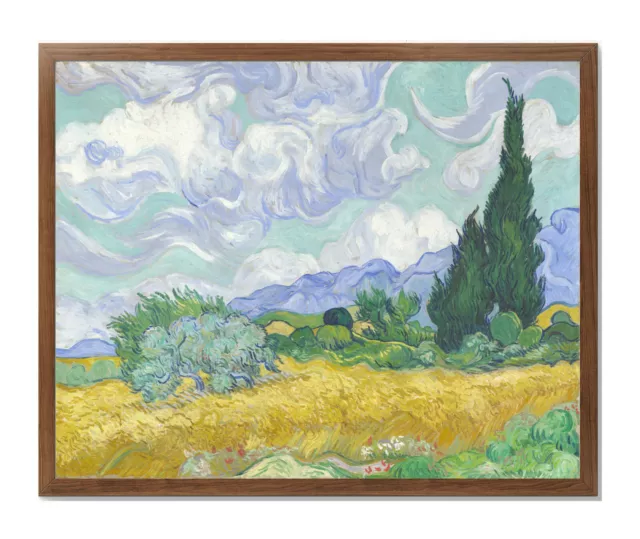 Van Gogh Diamond Painting Kits, Full Drill 5D Diamond Art DIY 12x16in, Cypresses