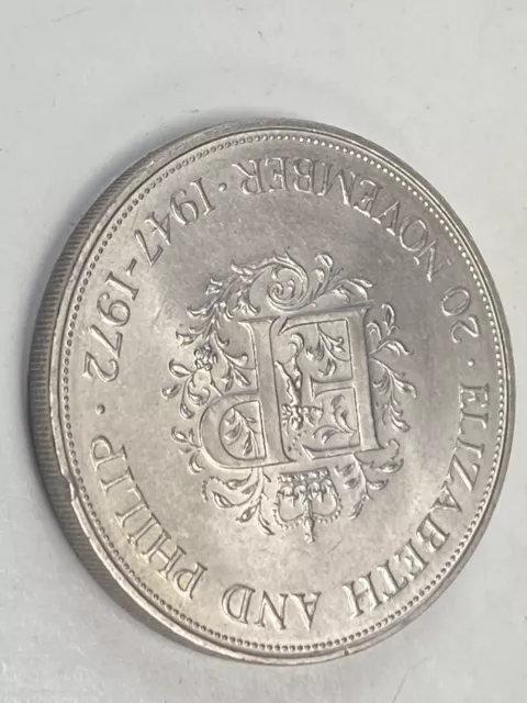 Elizabeth and Philip 20th November 1947 - 1972 coin