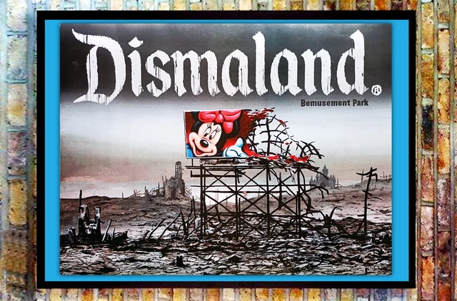 Cartel Affiche Street Art - D’après Banksy - Raro 60 x 43 cm 