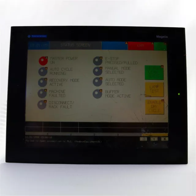 Schneider Electric Tactile Graphic Terminal 12.1" Xbtgt6330 *See Description*