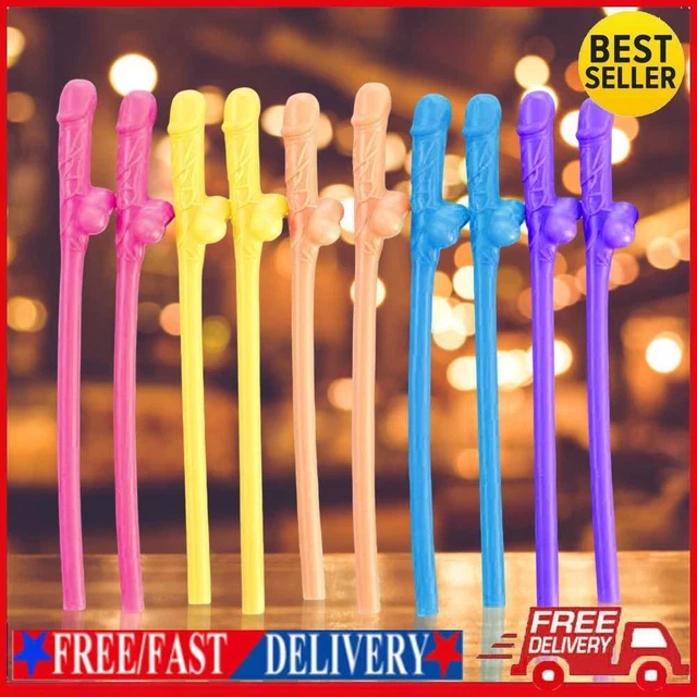 10 pz cannucce pipette bar in plastica festa divertente cannucce da bere divertenti festa da ballo per adulti