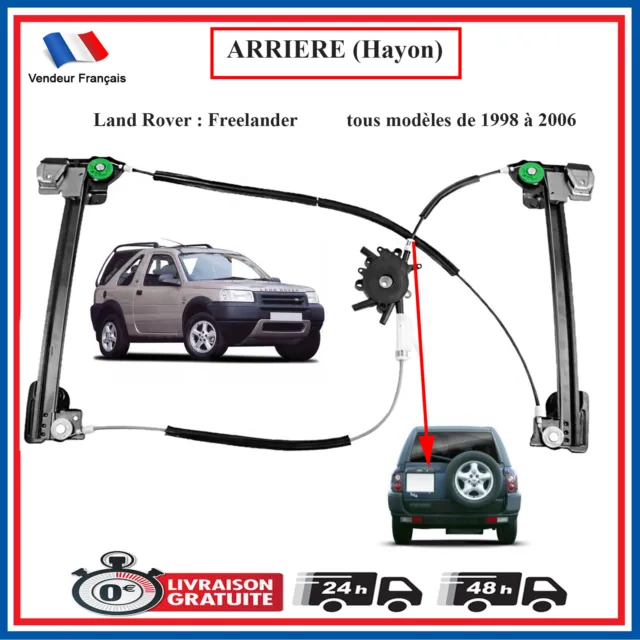 Mecanisme Leve Vitre Arriere Hayon Coffre Pour Land Rover Freelander Cvh101150