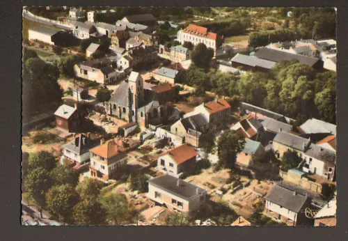 MORANGIS (91) VILLAS & EGLISE en vue aérienne 1950