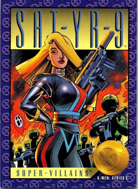 Super-Villains 72 Sat-Yr-9 X-Men Series 2 1993 Skybox Trading Card Game TCG CCG