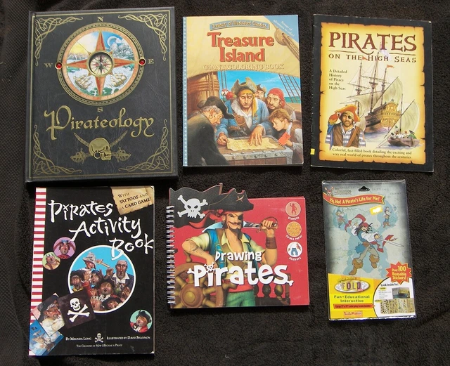 Ensemble D'autocollants De Pirates Vectoriels Collection D'icônes De