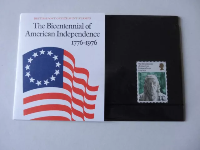 GB Presentation Pack 1976 Bicentennial of American Independence (no.80)
