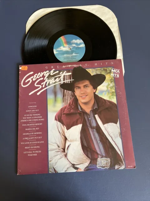 GEORGE STRAIT - Greatest Hits LP Vinyl VG+/VG+