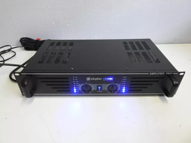 Skytec pro480  2x 480 Watt, 4 Ohm PA Amplifier
