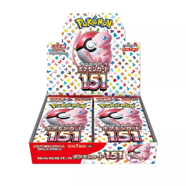 pokemon 151 japanese booster box sealed