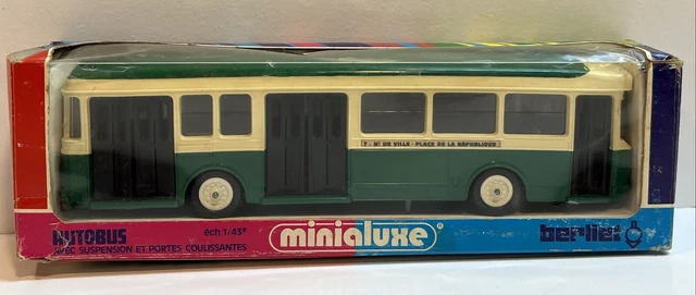 minialuxe - Autobus parisien complet , bel état d'usage , Vente aux