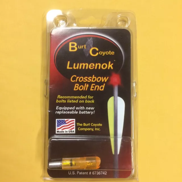 Burt Coyote Lumenok Crossbow Bolt End Fits 2216 Shaft Crescent Single #1091