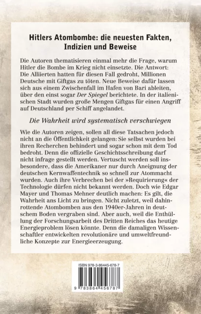 Zeitbombe Jonastal Edgar Mayer & Thomas Mehner Kopp Verlag Buch 2019 3