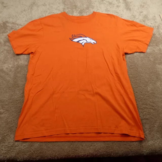NFL Denver Broncos Adult Shirt Extra Large Orange Reebok Tebow #15 Mens 5.14*