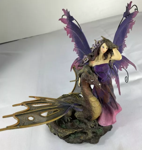 Nemesis Now Fairy With Dragon Large Figurine Rare * Read Description *