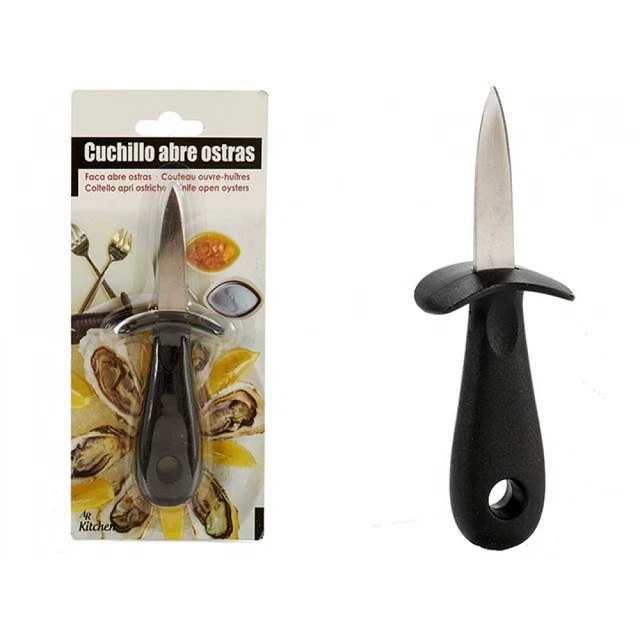 Couteau à Huîtres LA FOURMI N°10424 - Fabriqué En France - Manche En Bois - Neuf Sous Emballage