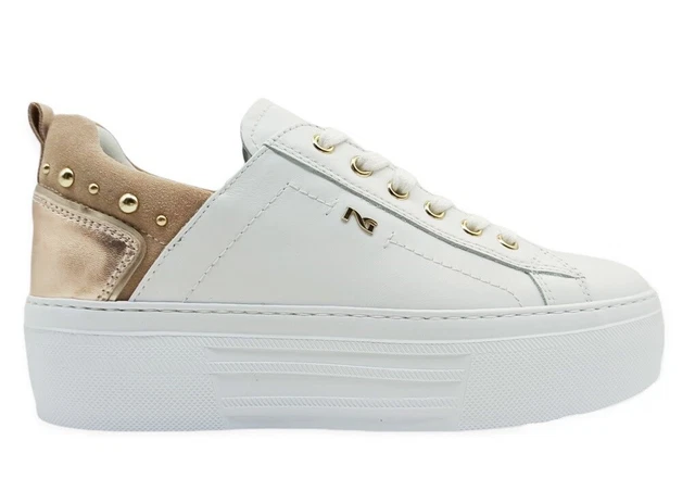 Chaussures Femme Nero Giardini E218152D Baskets Platform Casual Basses Cuir